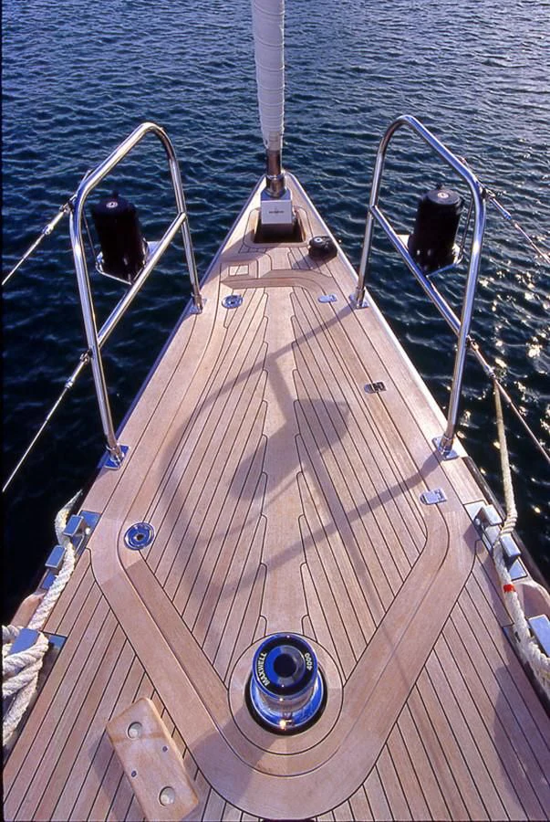 a large boat on the water aboard ARIA Yacht for Charter