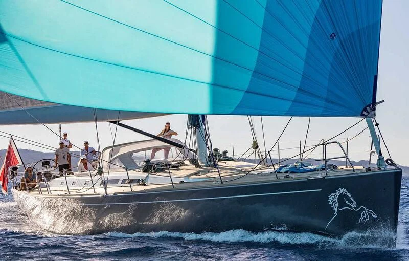 a boat with people on it aboard ARIA Yacht for Charter