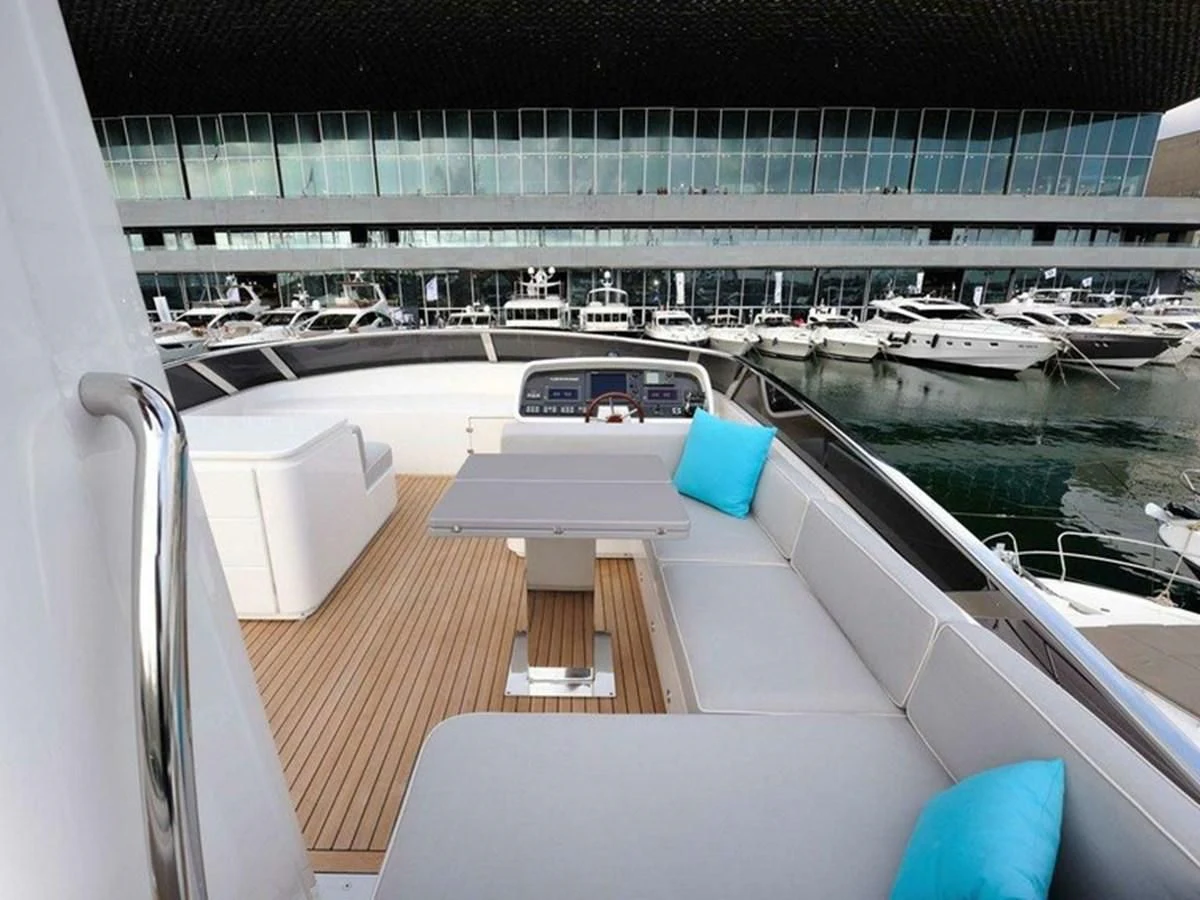 a boat on the water aboard AUSTIN PARKER - 72 FLY Yacht for Sale