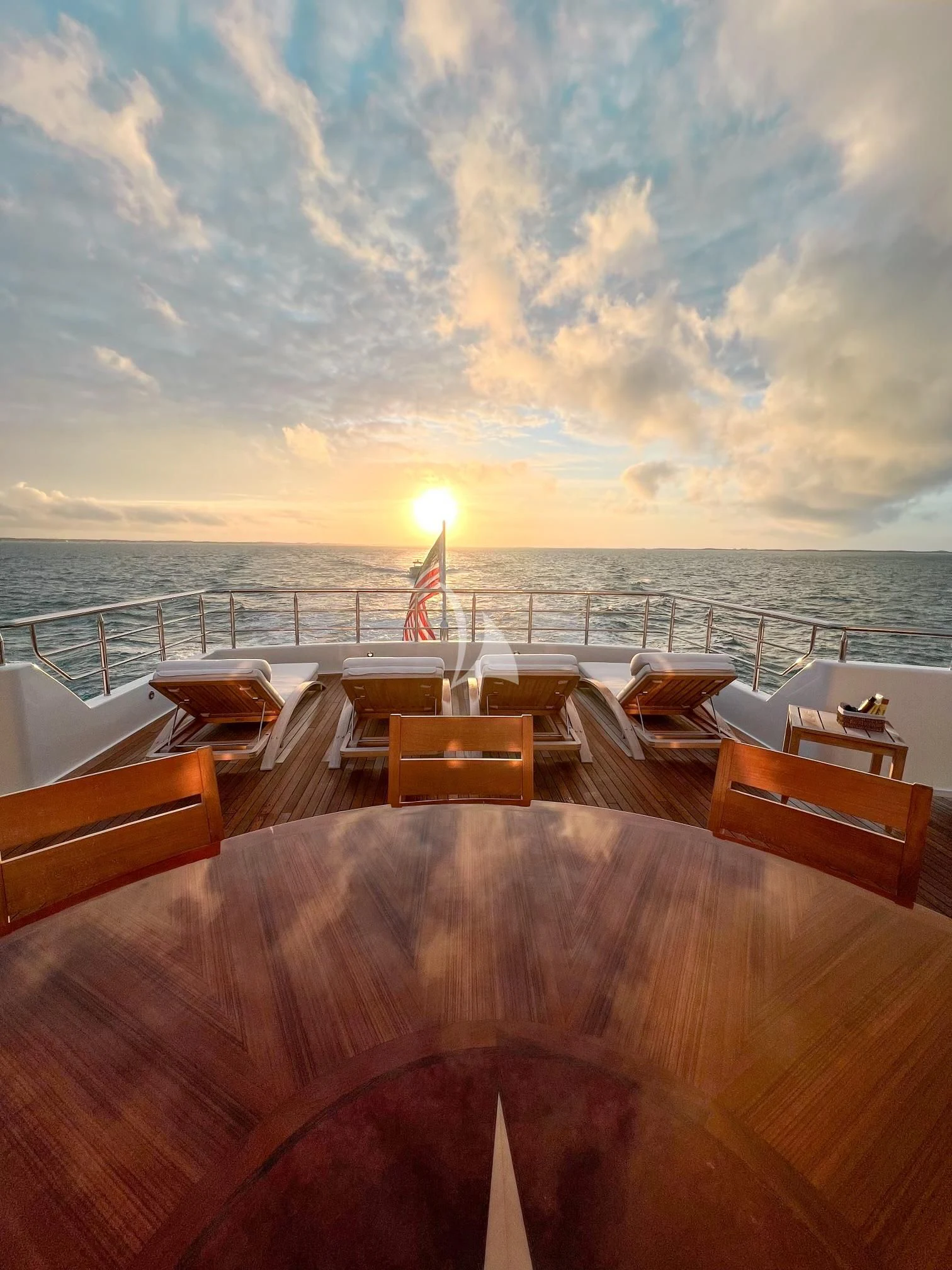 a boat on the water aboard NEENAH Yacht for Charter