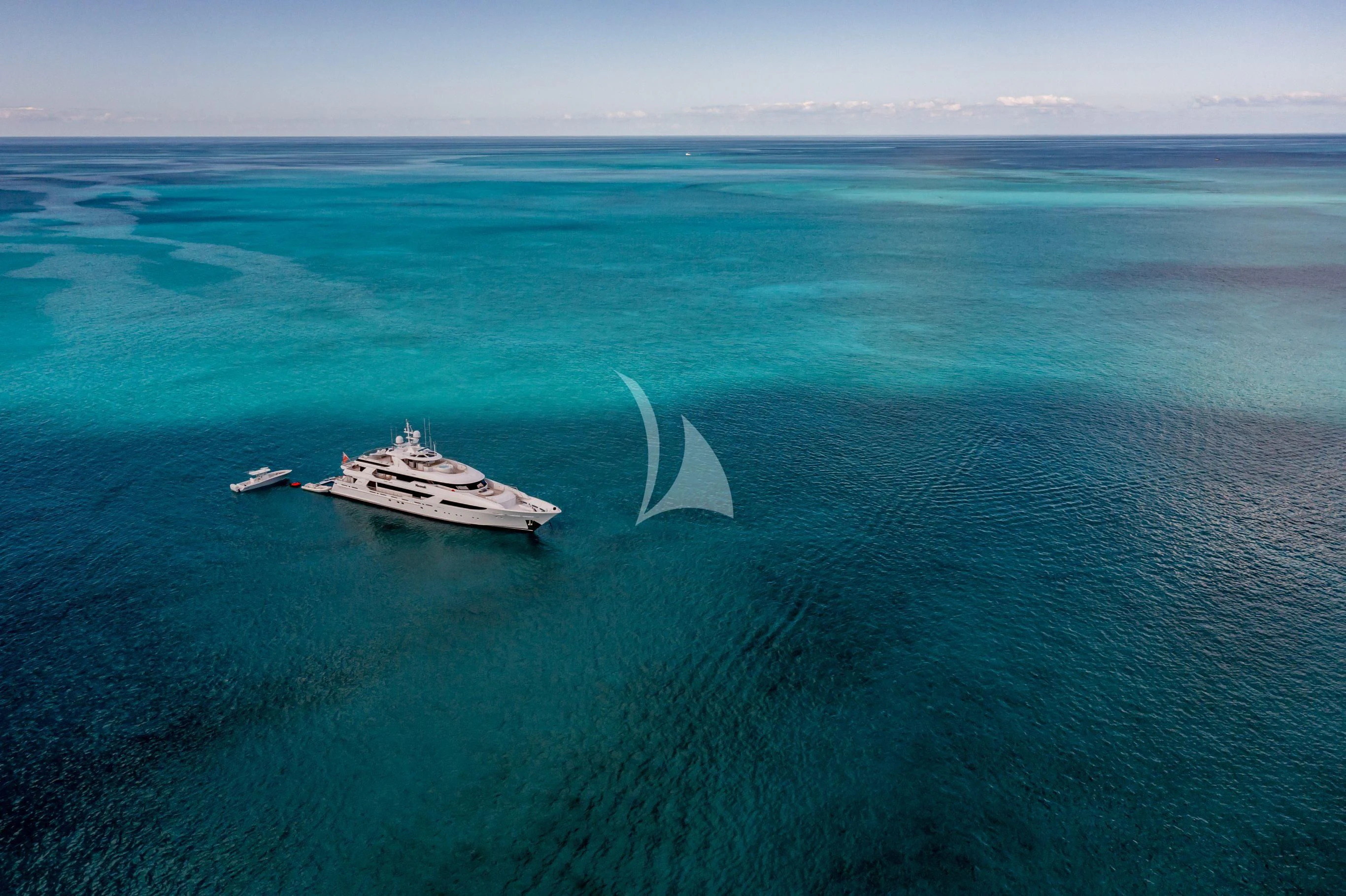 a boat sailing in the sea aboard NEENAH Yacht for Charter