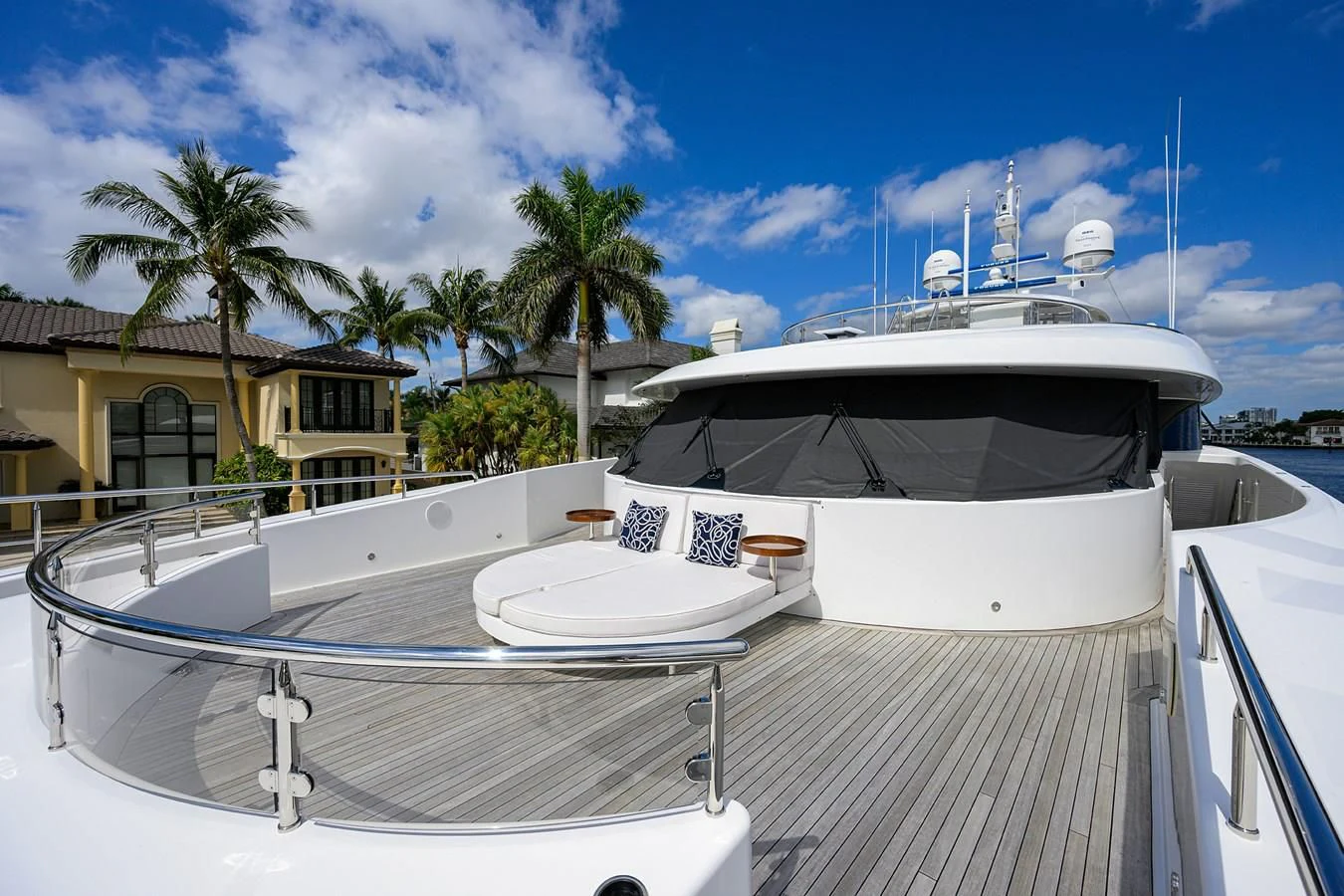 a boat on the water aboard NEENAH Yacht for Charter