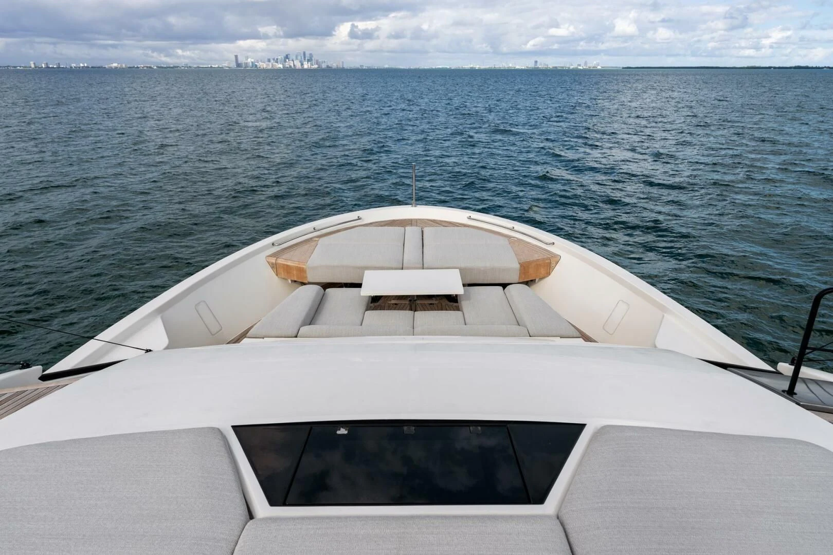 a boat on the water aboard GATSBY Yacht for Charter