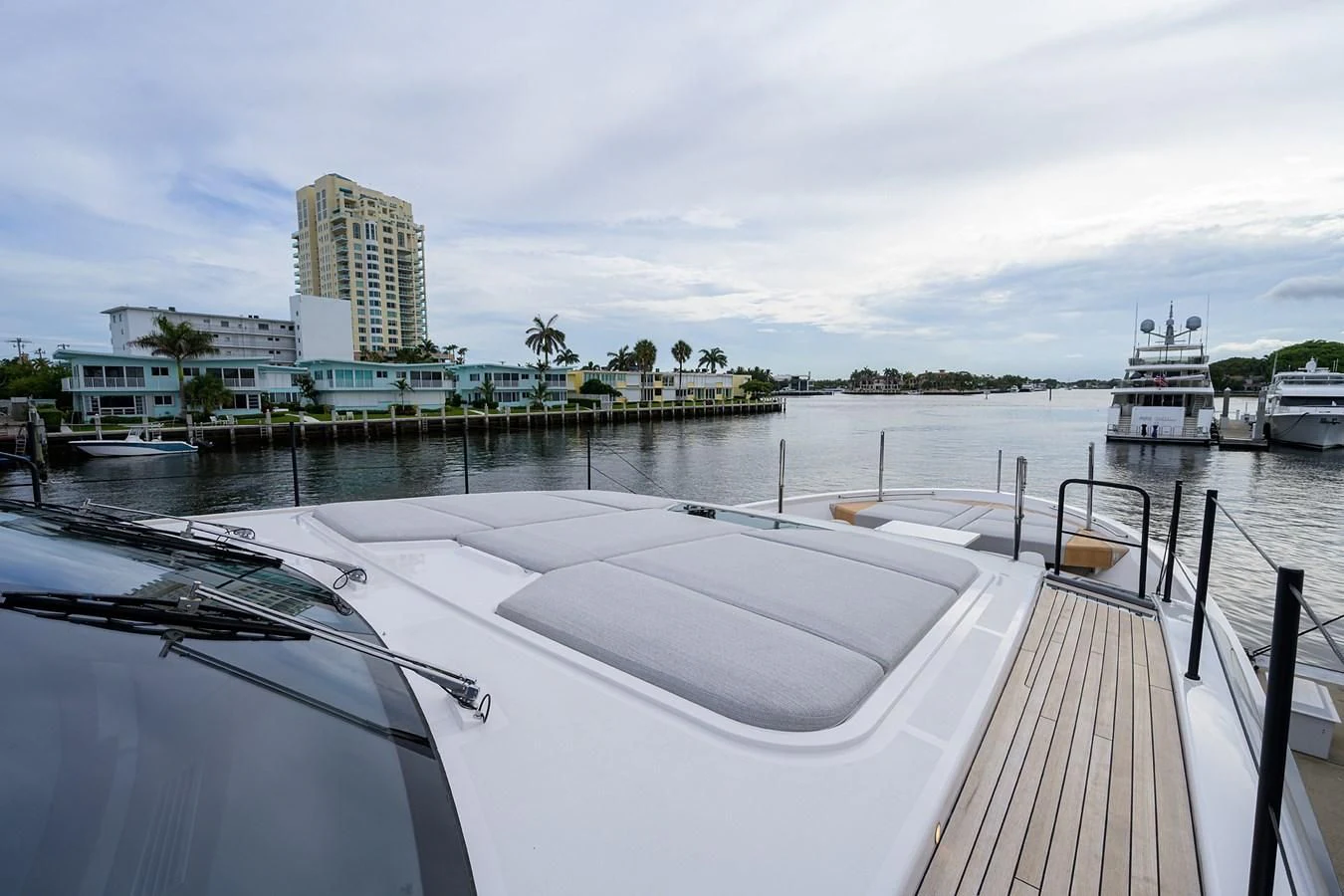 a boat in the water aboard GATSBY Yacht for Charter