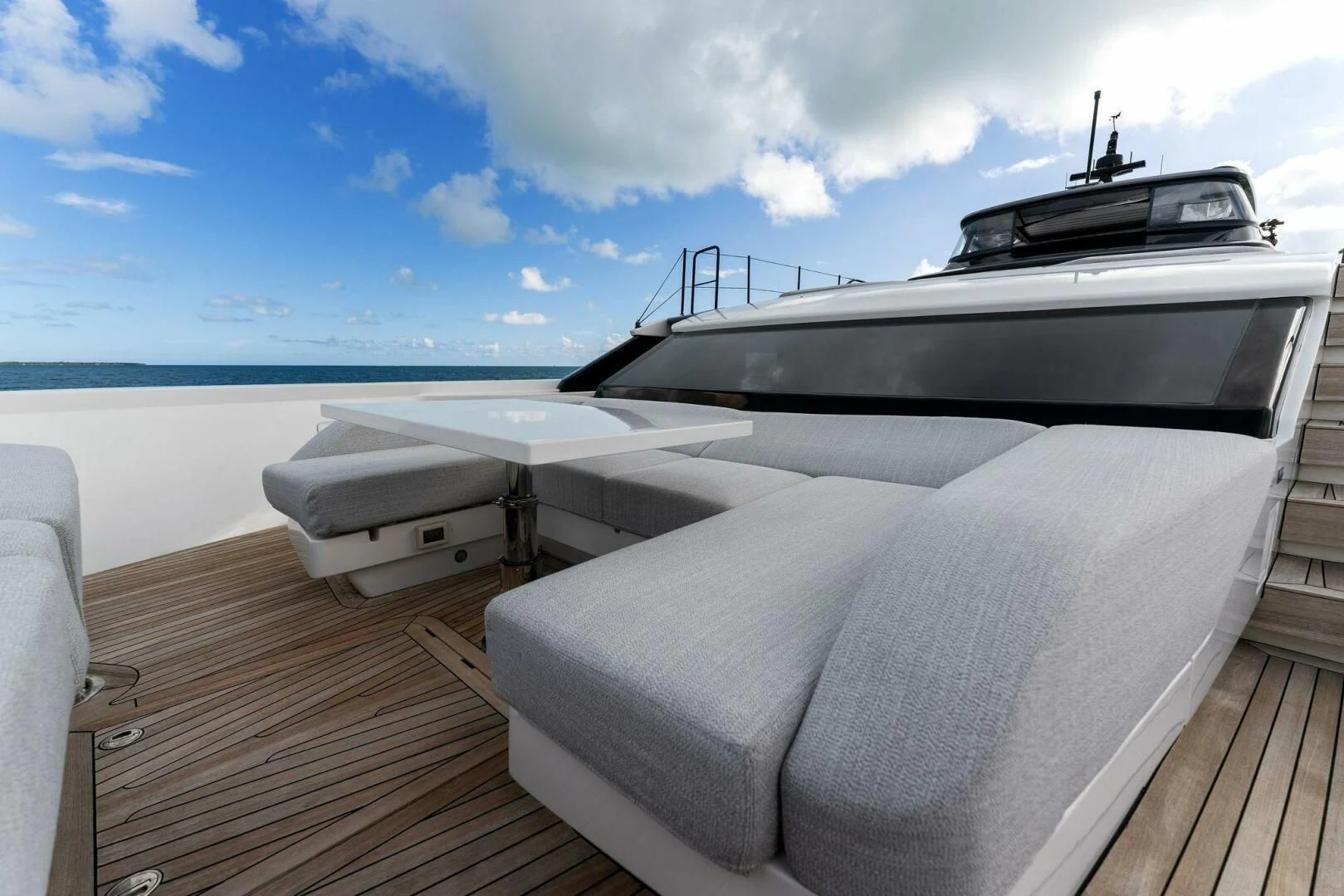 a boat on a dock aboard GATSBY Yacht for Charter