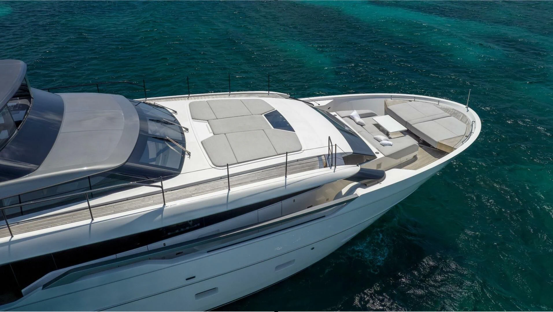 a boat in the water aboard GATSBY Yacht for Charter