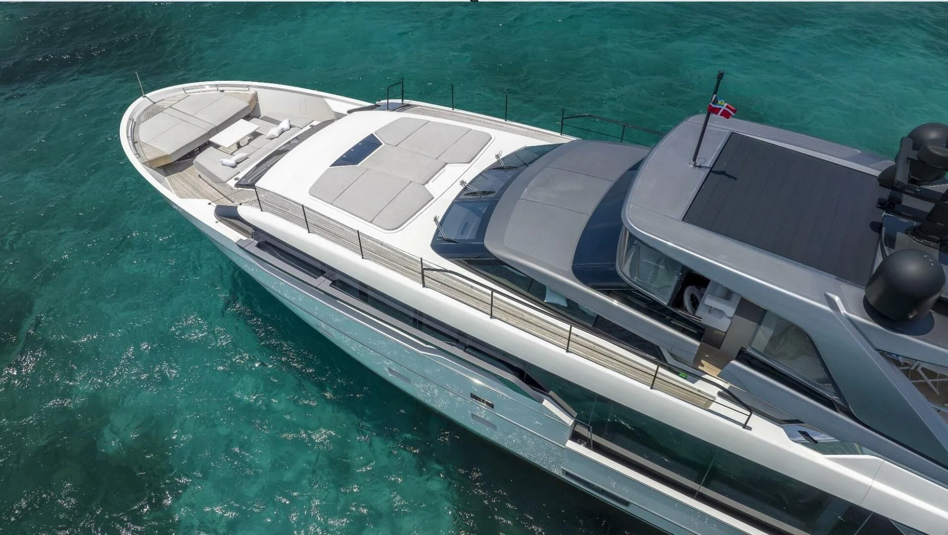 a boat on the water aboard GATSBY Yacht for Charter