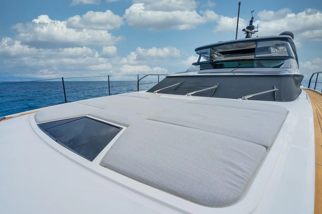 a boat on the water aboard GATSBY Yacht for Charter