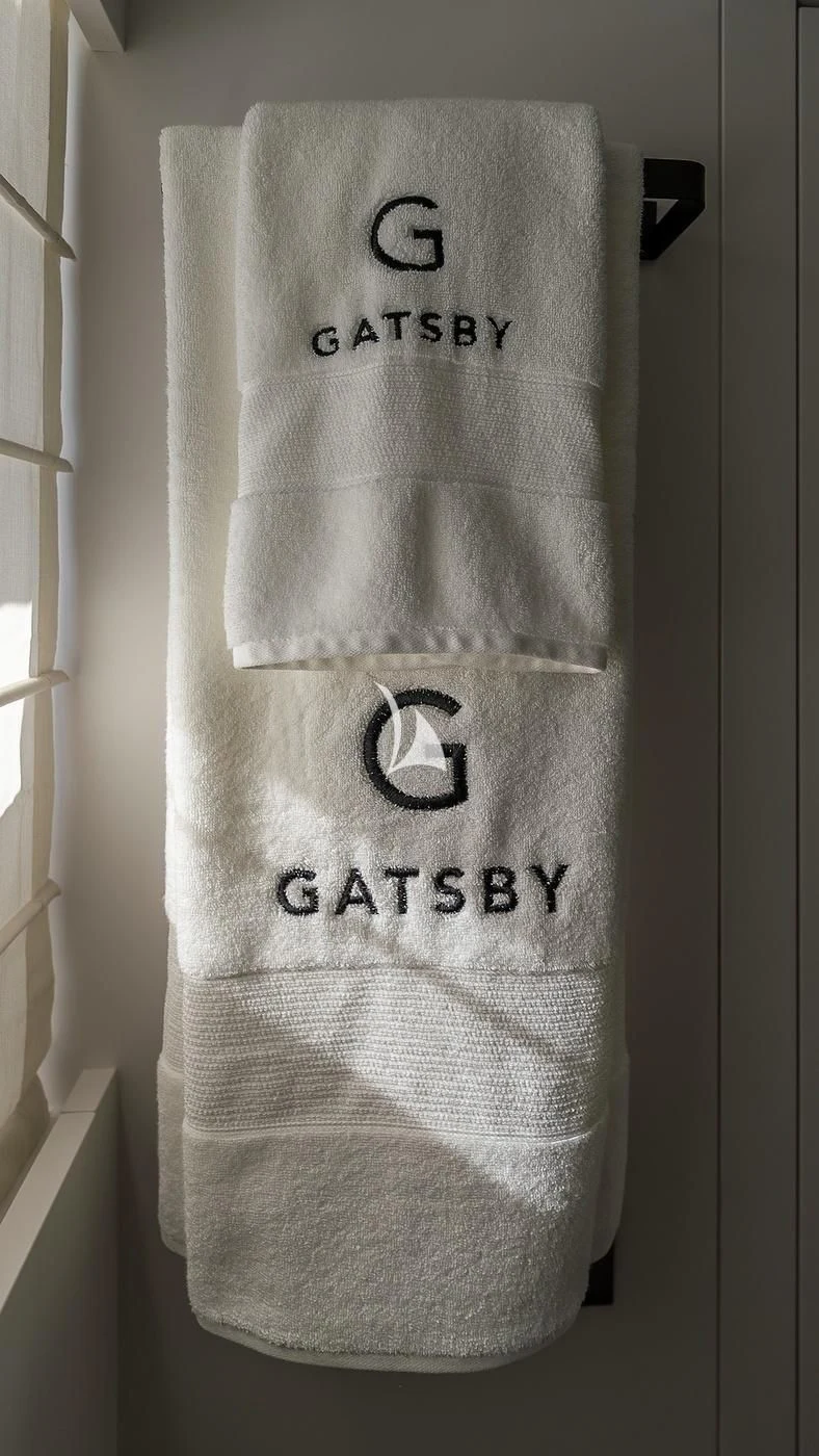 a white shirt with a face on it aboard GATSBY Yacht for Charter