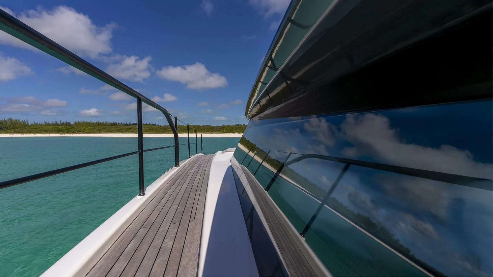 a boat on the water aboard GATSBY Yacht for Charter