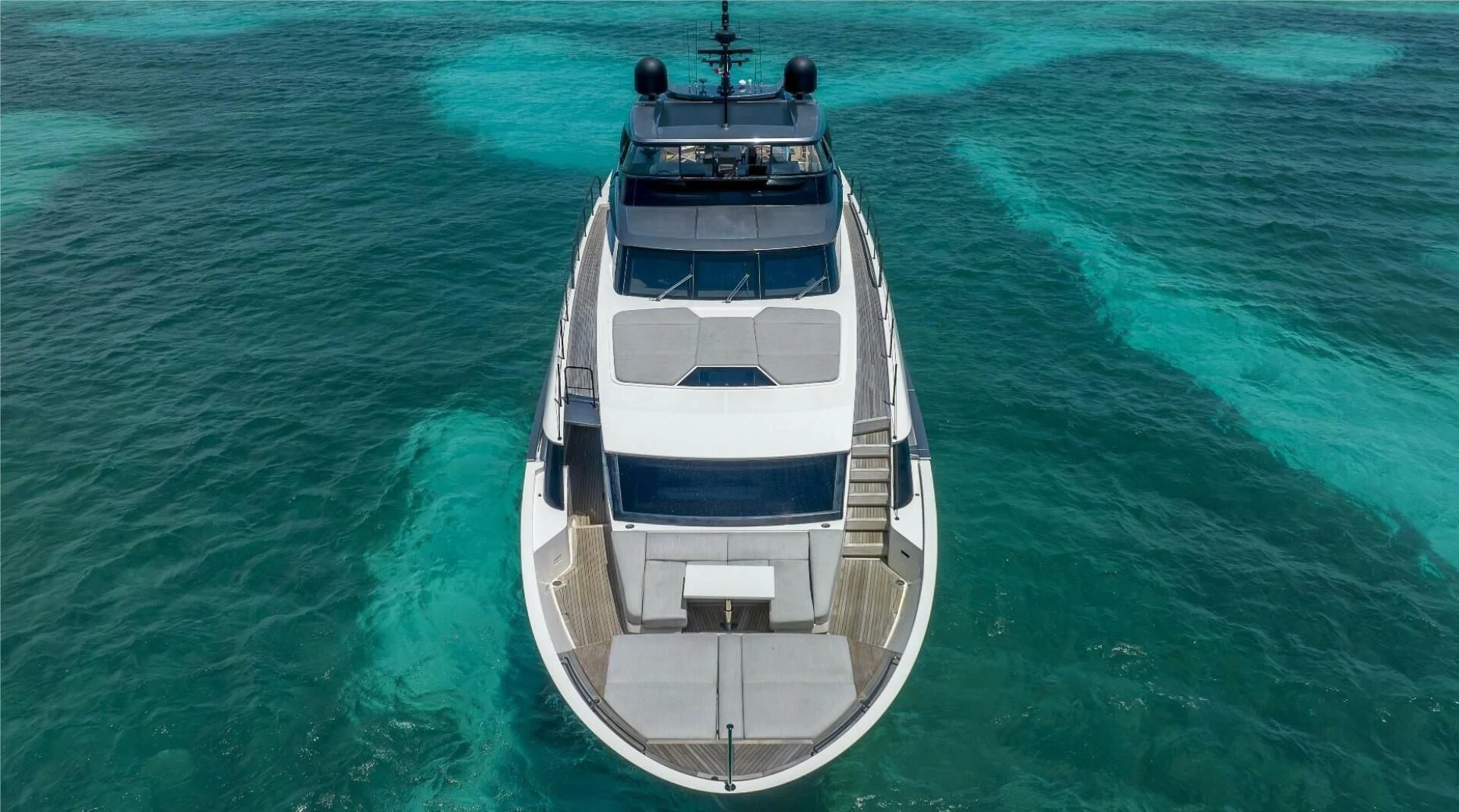 a boat in the water aboard GATSBY Yacht for Charter