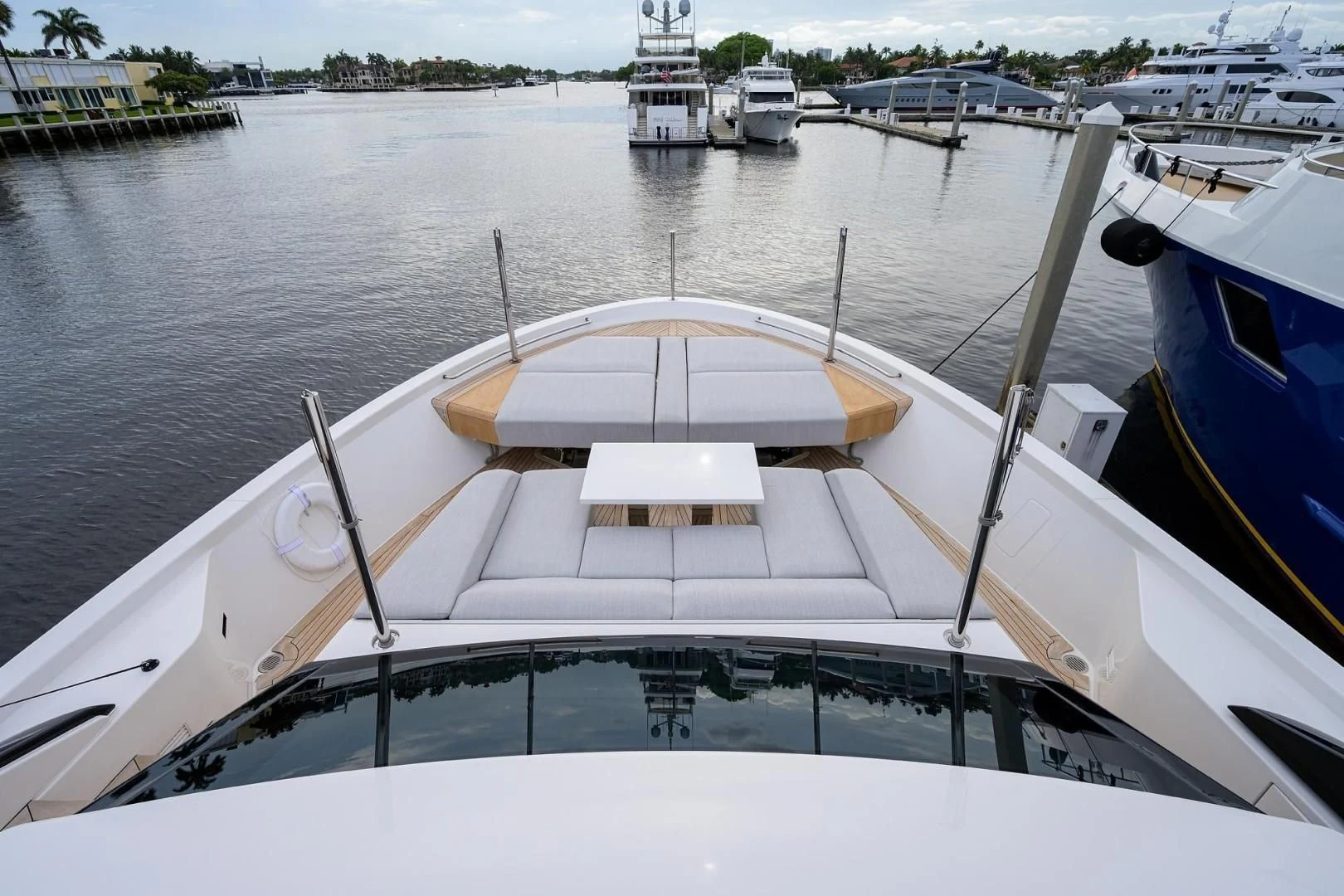 a boat on the water aboard GATSBY Yacht for Charter
