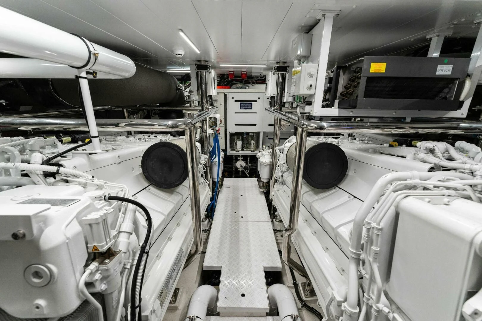 a room with several machines aboard GATSBY Yacht for Charter