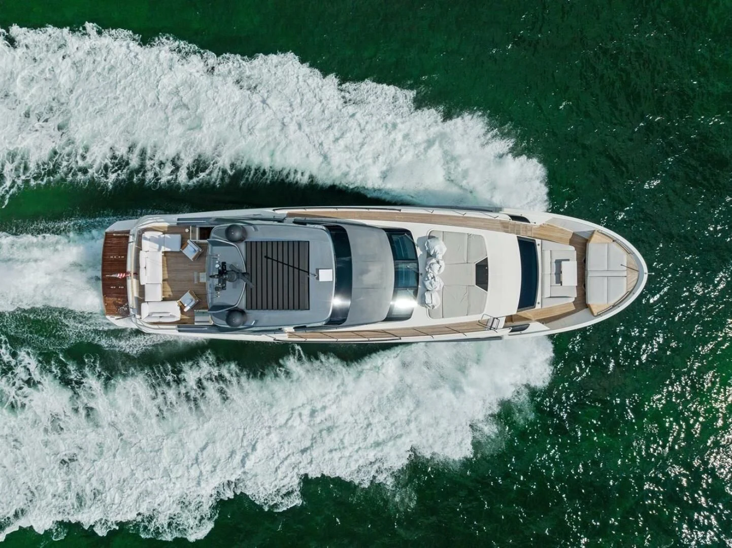 a boat in the water aboard GATSBY Yacht for Charter