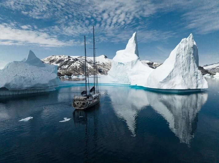 a boat in the water aboard PANGAEA Yacht for Sale