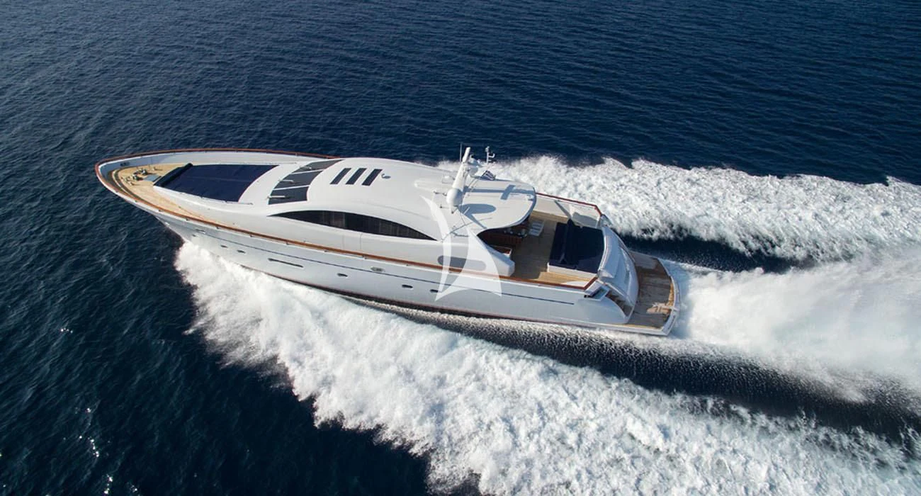 a boat on the water aboard MAC Yacht for Sale