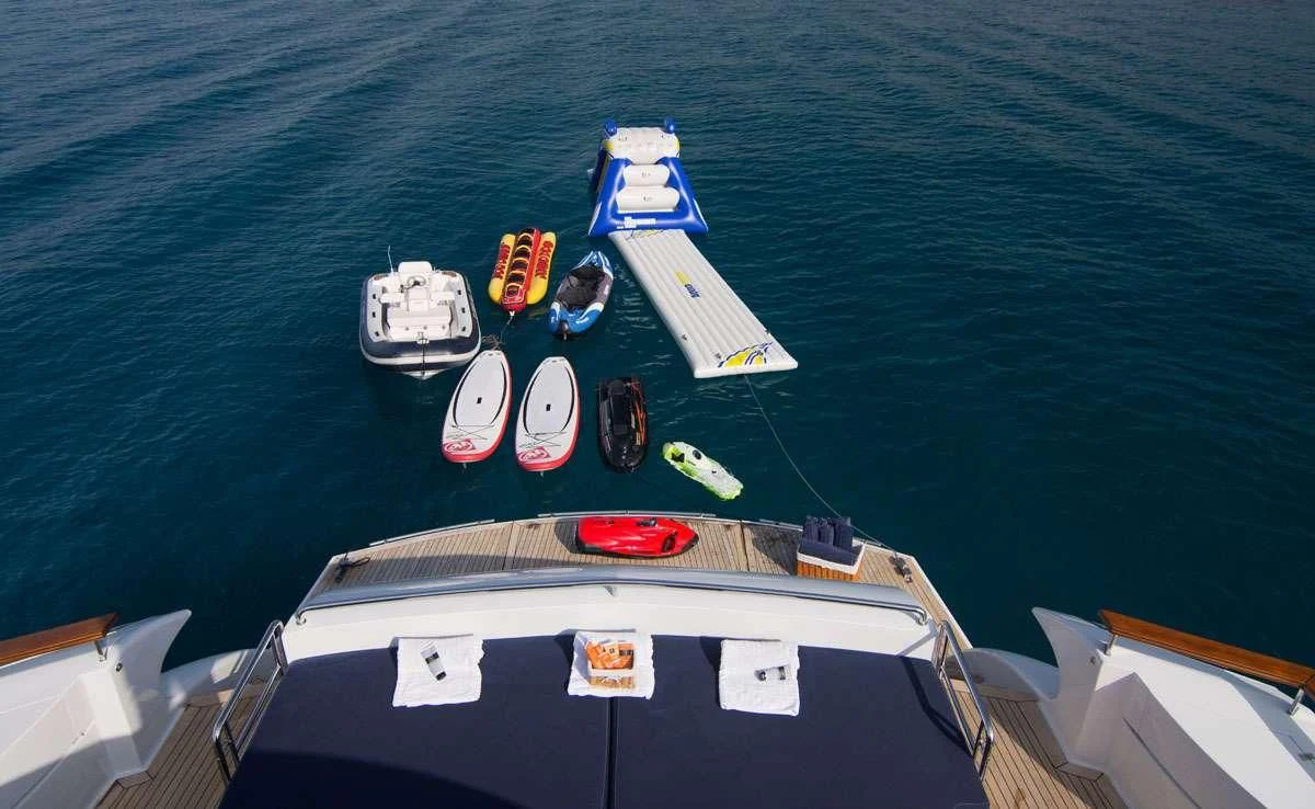 boats on the water aboard MAC Yacht for Sale