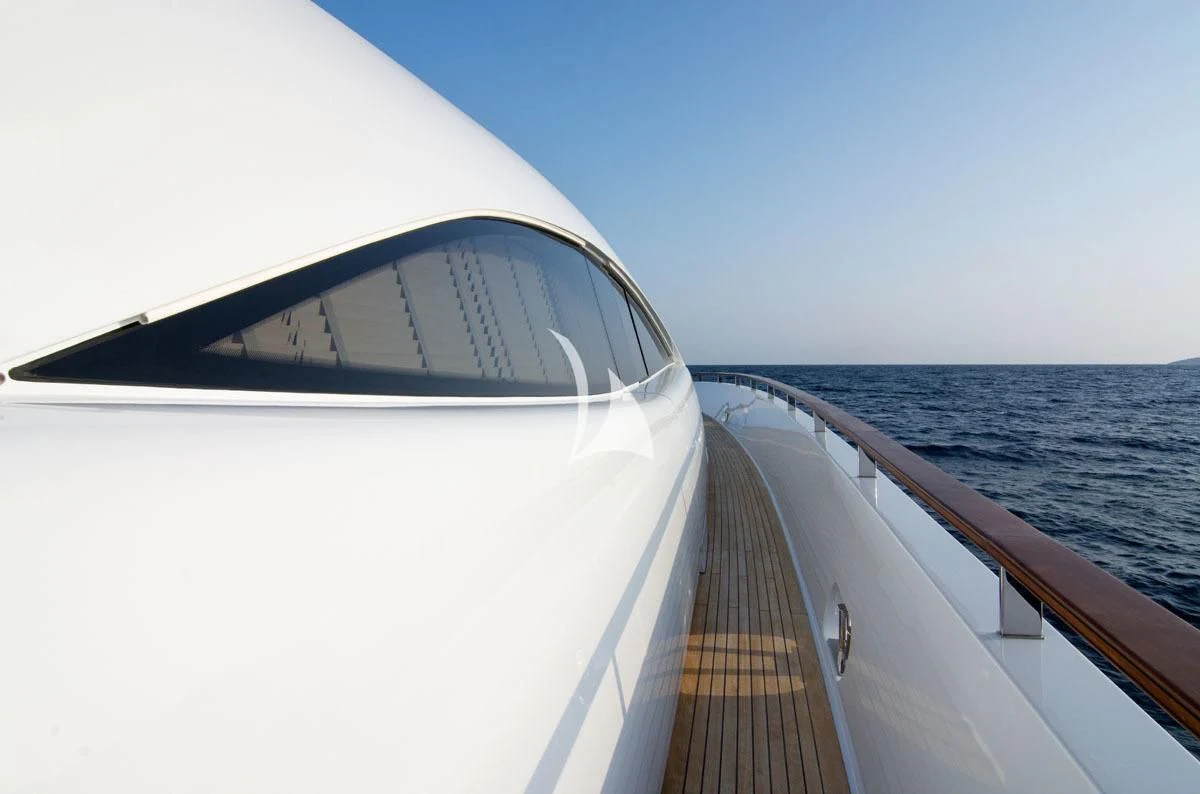 a boat on the water aboard MAC Yacht for Sale