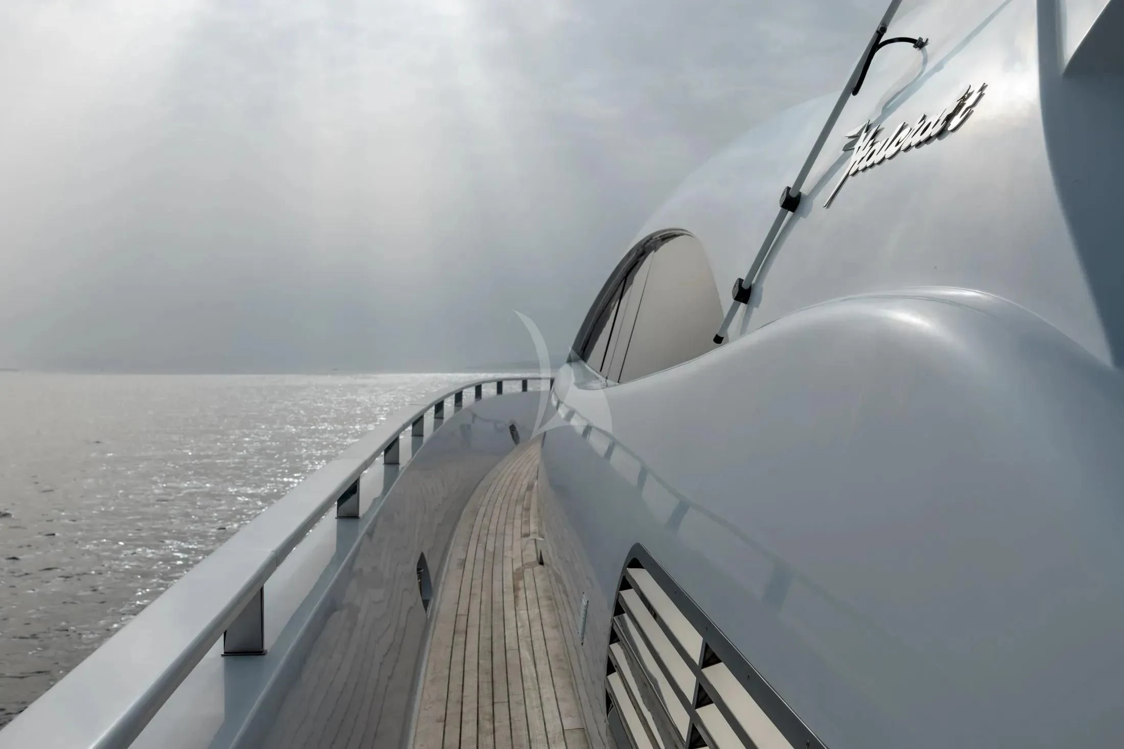 a boat on the water aboard MAC Yacht for Sale