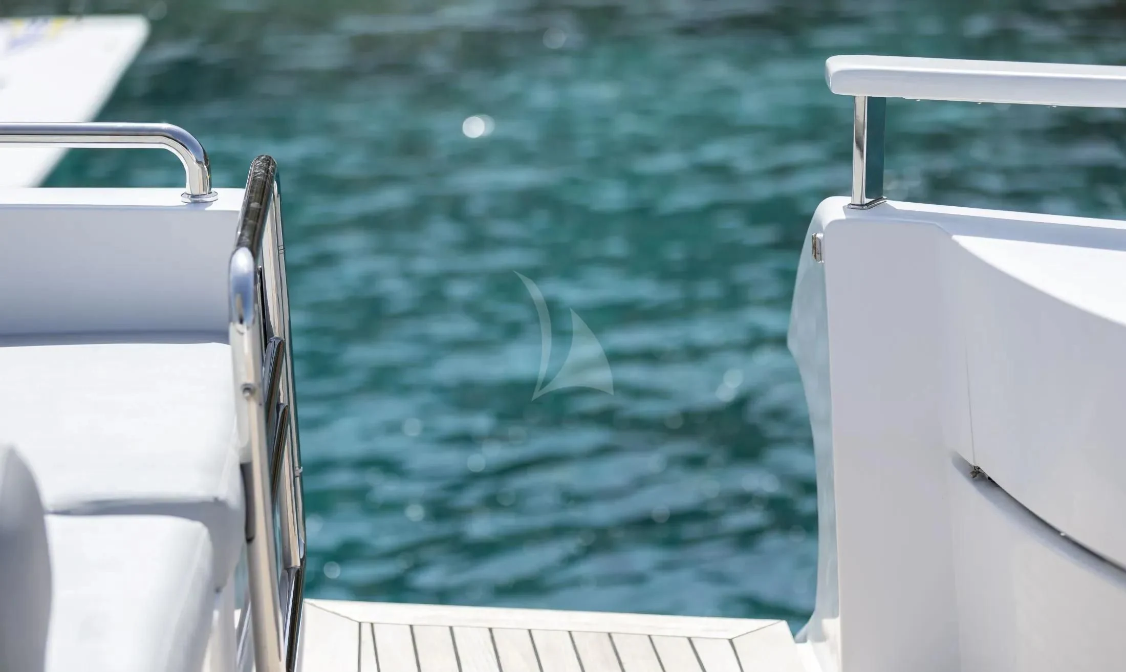 a boat in the water aboard MAC Yacht for Sale