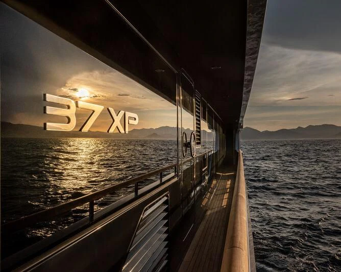 a boat on the water aboard ALAIA Yacht for Sale