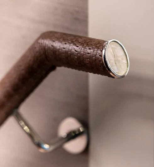 a close-up of a gavel aboard ALAIA Yacht for Sale