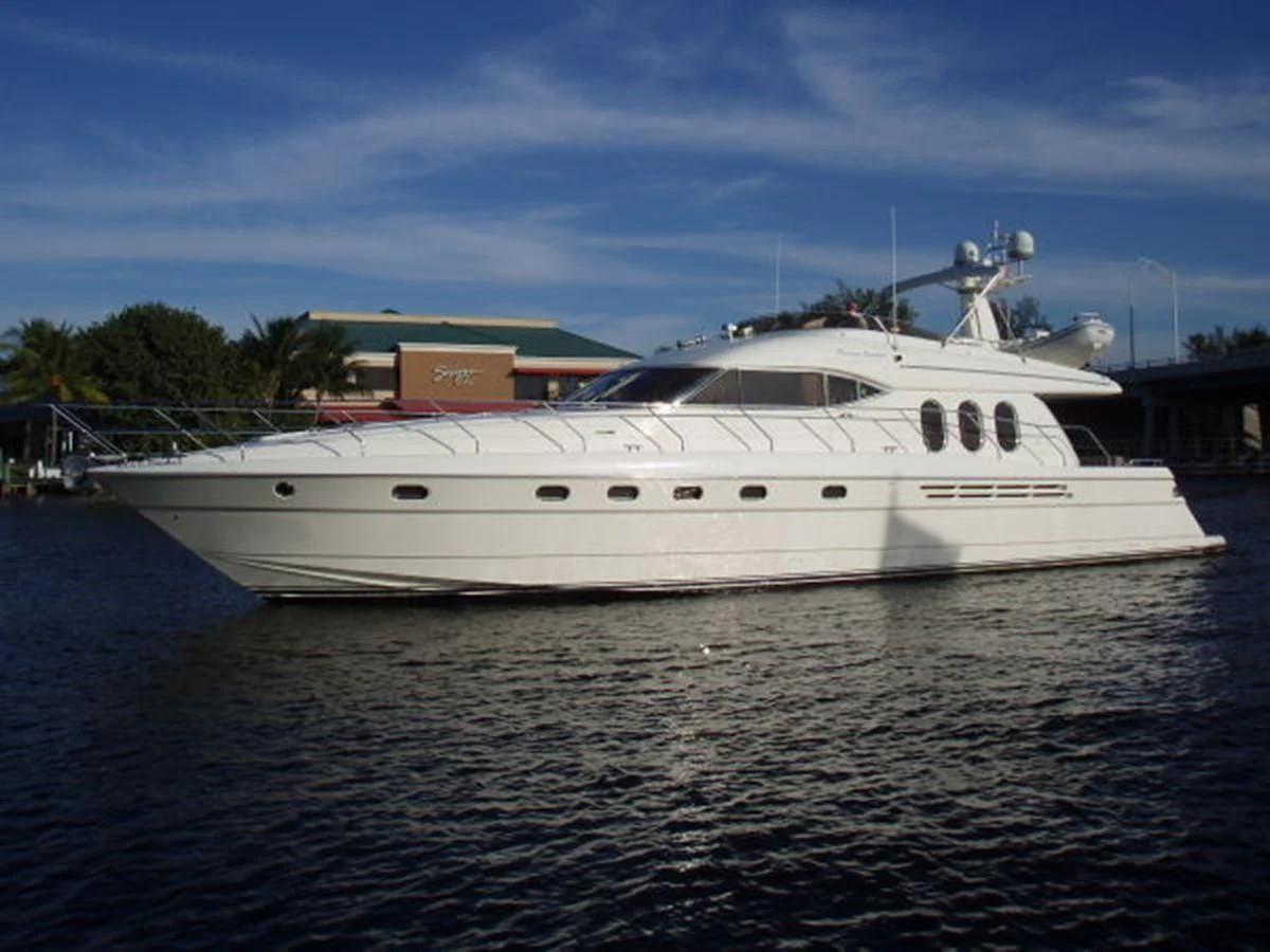 a white yacht in the water aboard FOREVER SUMMER Yacht for Sale
