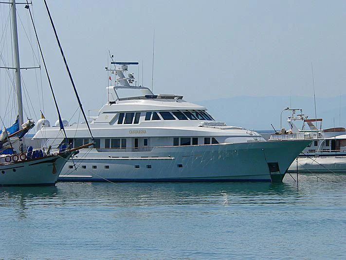 a group of boats in the water aboard CHANSON Yacht for Sale