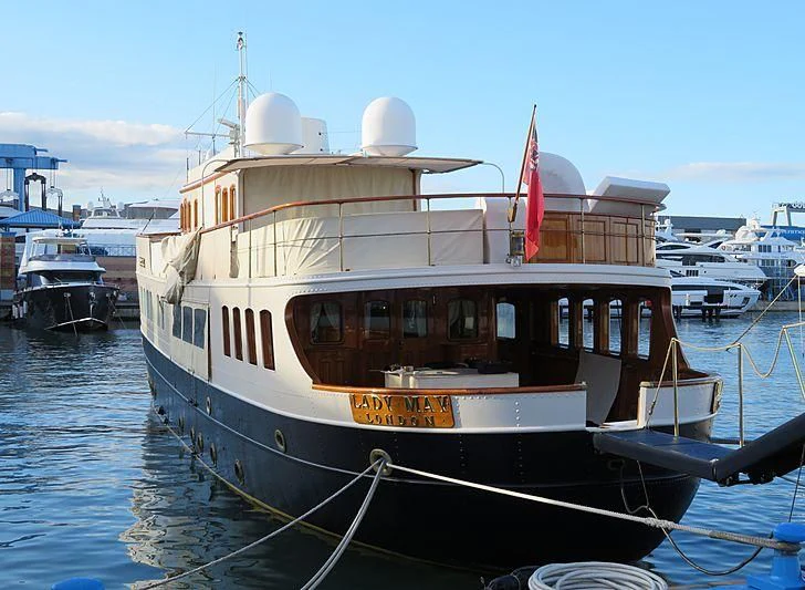 a boat in the water aboard LADY MAY OF GLANDORE Yacht for Sale