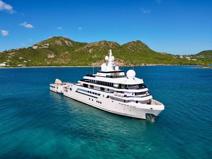a boat on the water aboard VOYAGER Yacht for Sale