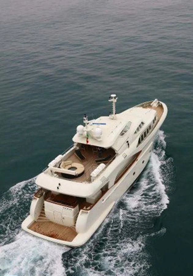 a boat on the water aboard BENETTI STYLE Yacht for Sale