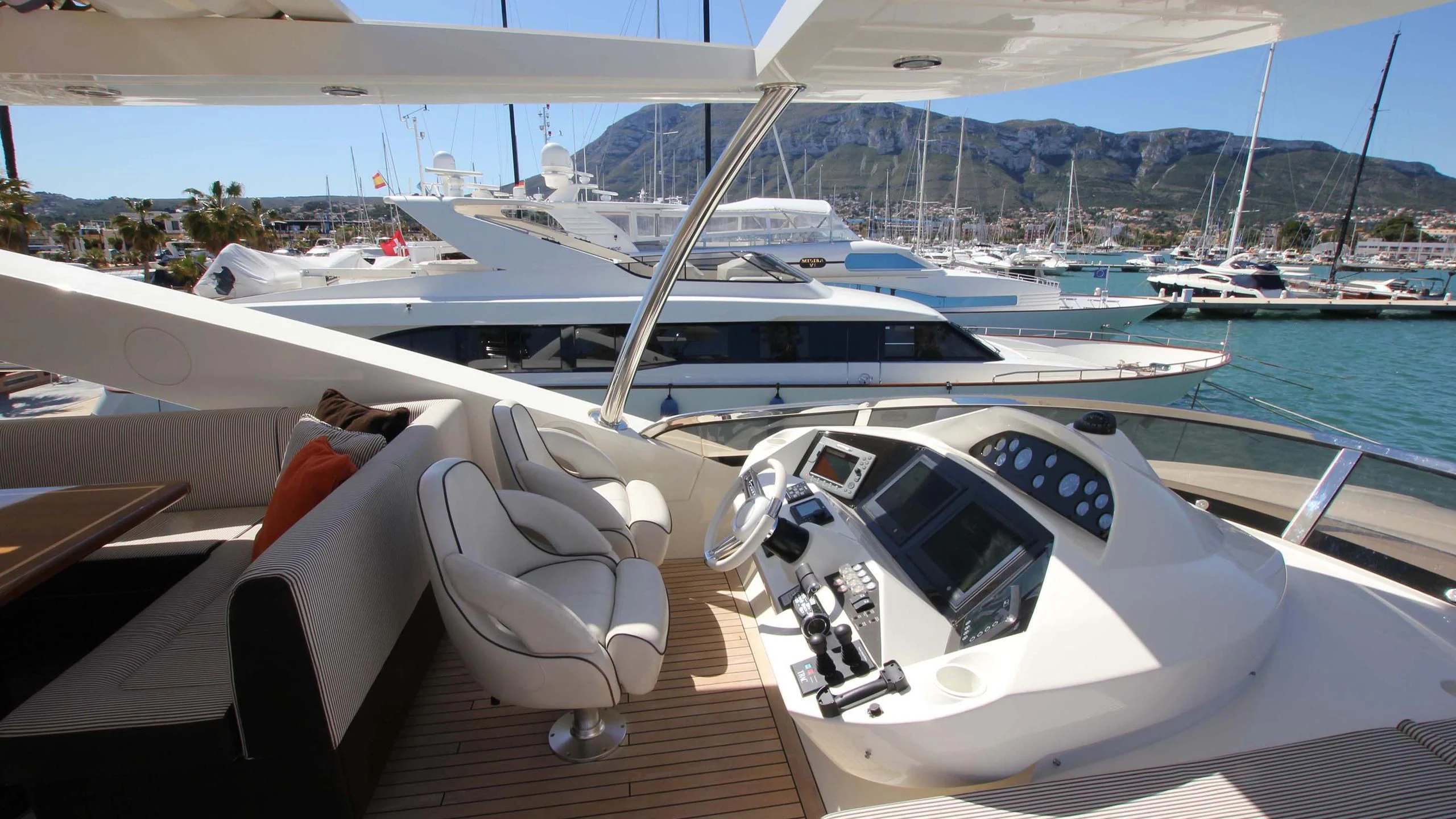 a boat on the water aboard ABRAHAM M Yacht for Sale