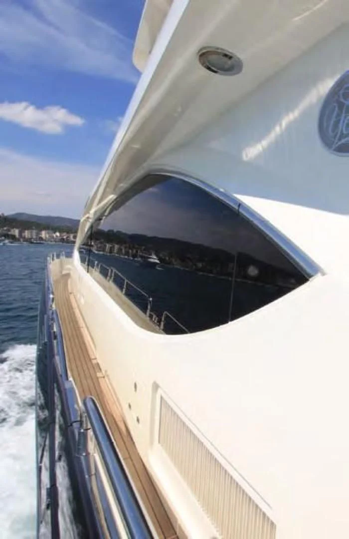 a boat on the water aboard ABRAHAM M Yacht for Sale