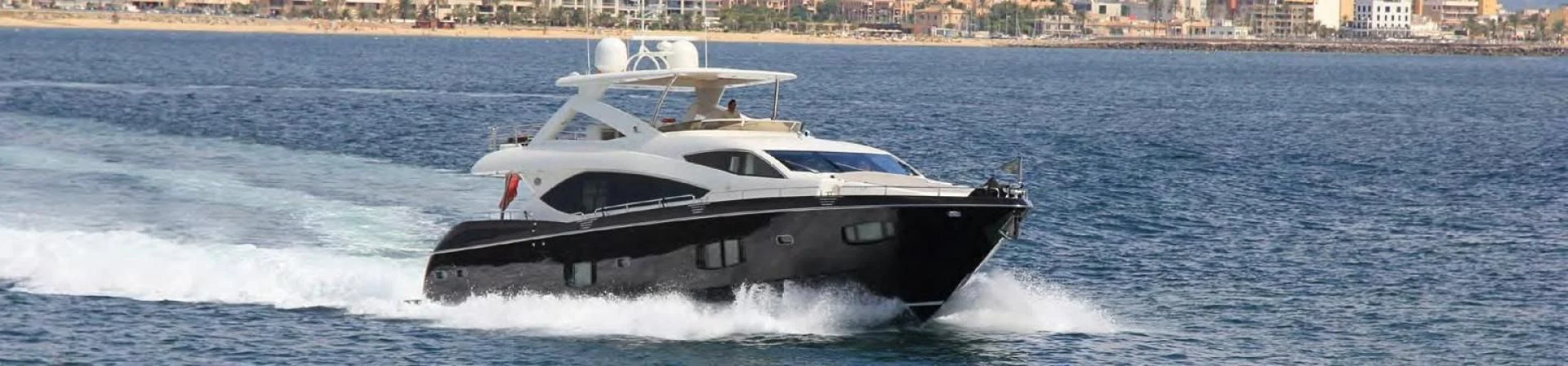 a boat on the water aboard ABRAHAM M Yacht for Sale