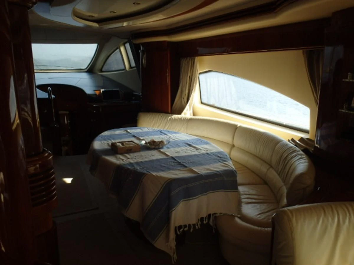 a bed in a car aboard FREE SPIRIT Yacht for Sale