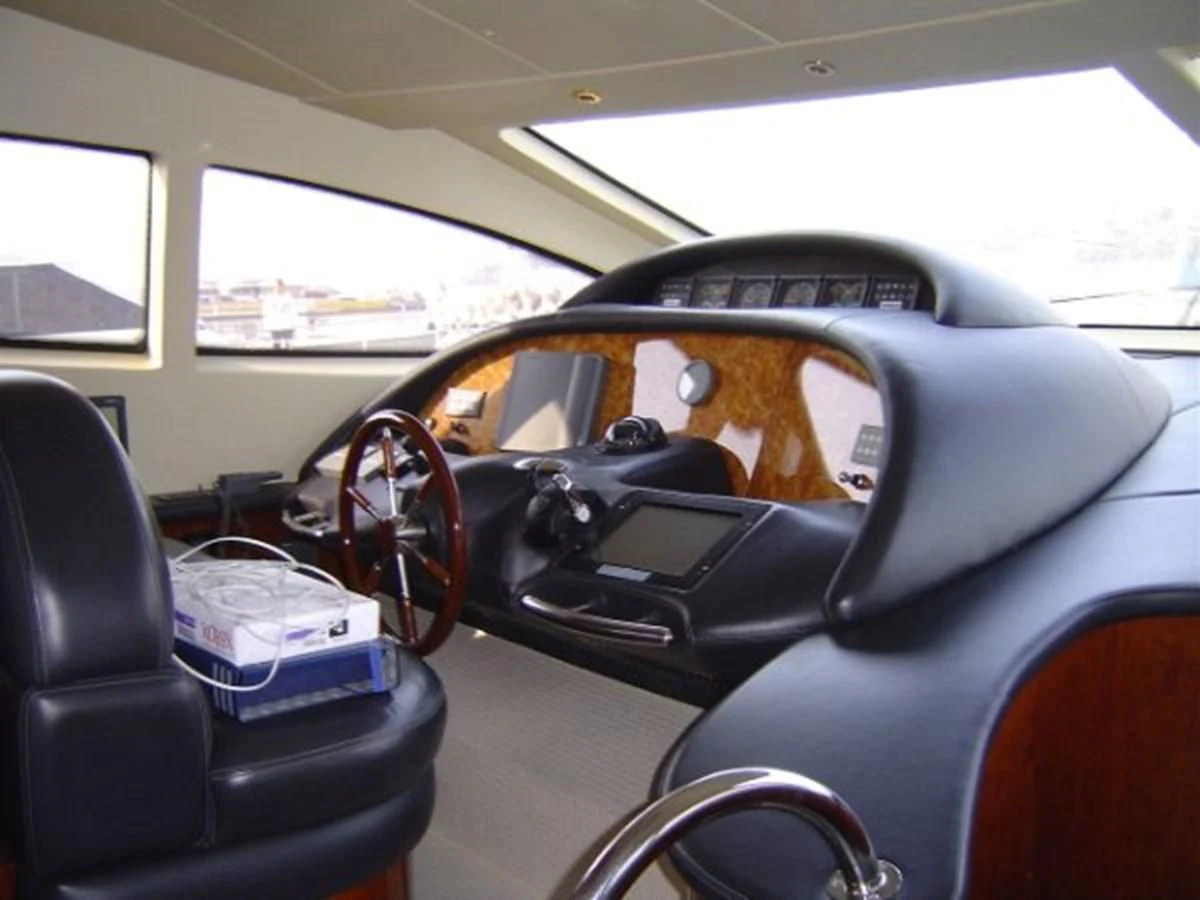 the interior of a car aboard FREE SPIRIT Yacht for Sale