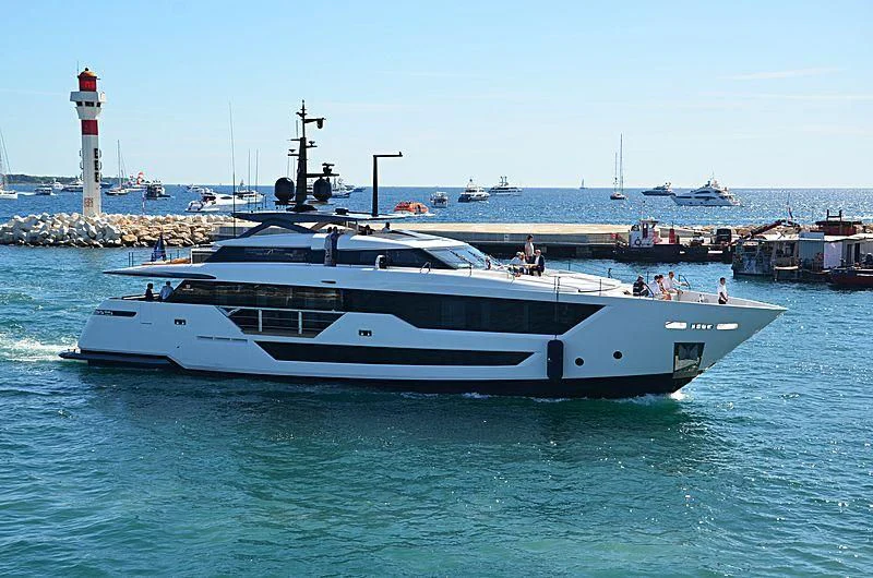 a boat in the water aboard FUNNY Yacht for Sale