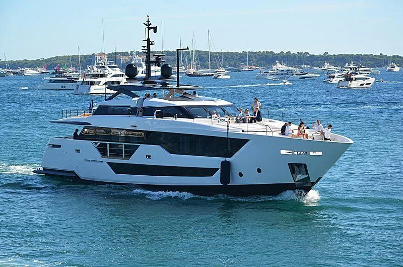 a boat in the water aboard FUNNY Yacht for Sale