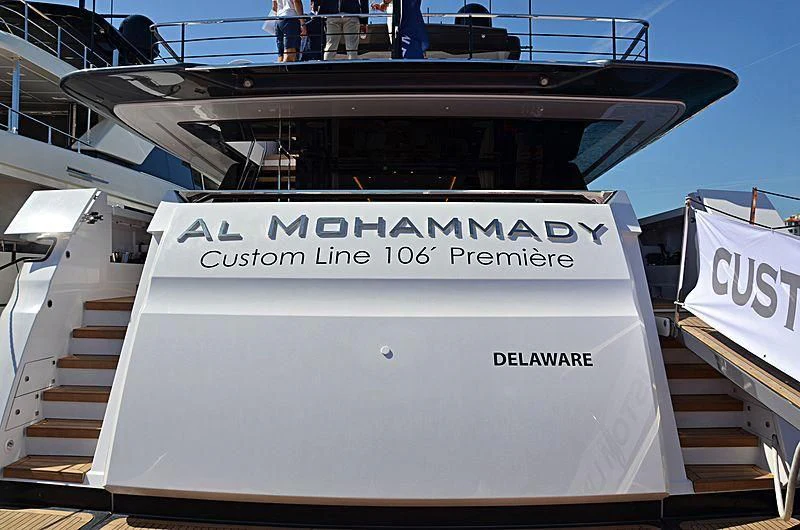 a white box with a sign on it aboard FUNNY Yacht for Sale