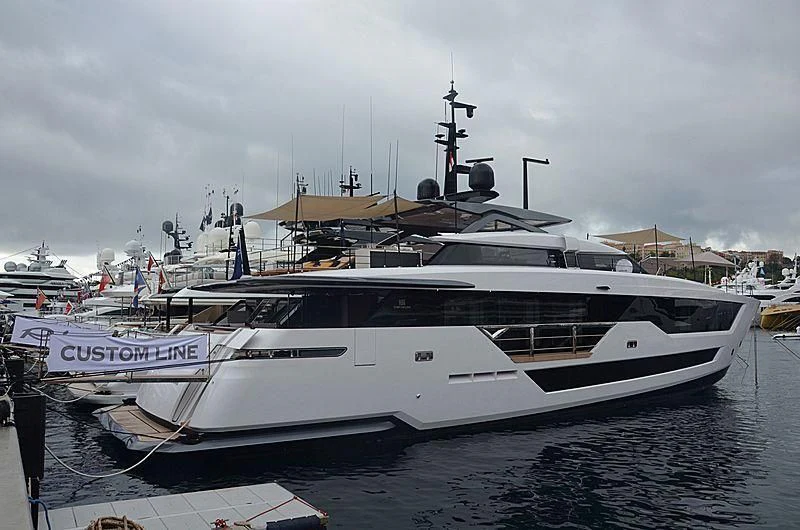 a large white yacht aboard FUNNY Yacht for Sale