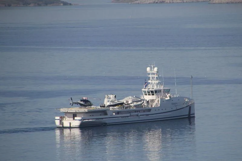 a boat on the water aboard GARCON Yacht for Sale
