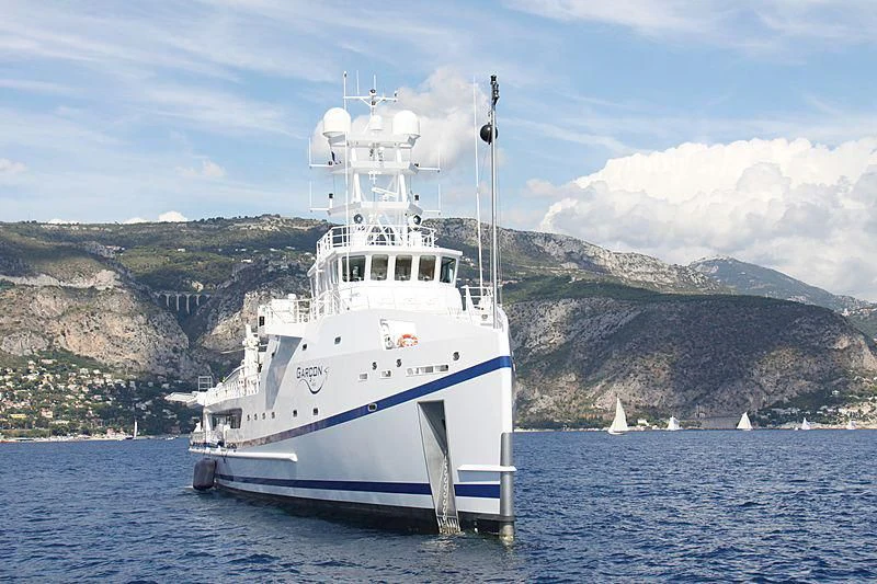 a boat in the water aboard GARCON Yacht for Sale