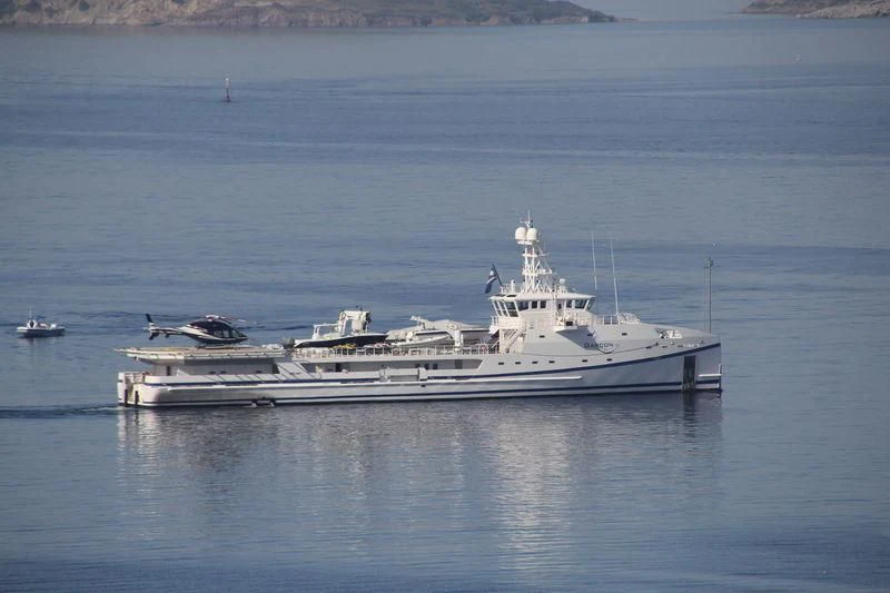 a boat on the water aboard GARCON Yacht for Sale