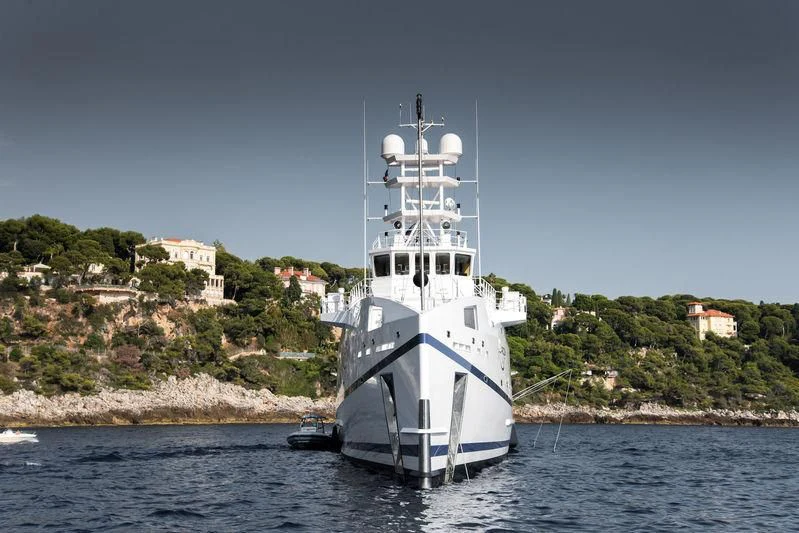 a boat sailing on the water aboard GARCON Yacht for Sale