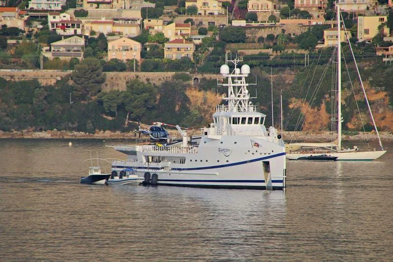 a boat in the water aboard GARCON Yacht for Sale