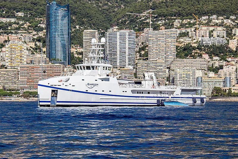 a boat on the water aboard GARCON Yacht for Sale