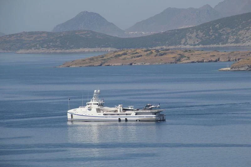 a boat on the water aboard GARCON Yacht for Sale