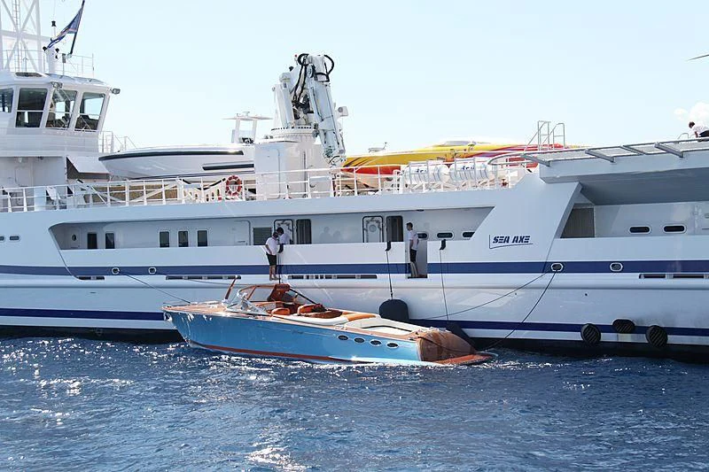 a couple of boats on the water aboard GARCON Yacht for Sale