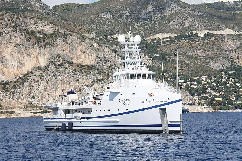 a boat in the water aboard GARCON Yacht for Sale