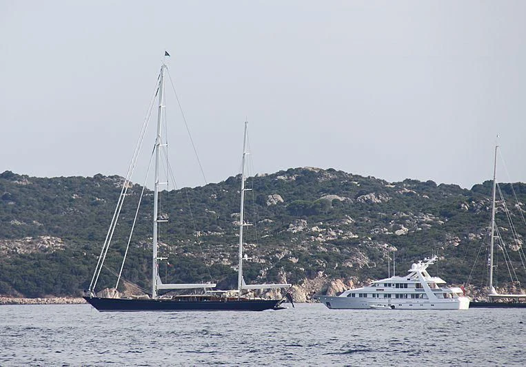 a couple of boats sit in the water aboard CHRISTOPHER Yacht for Sale